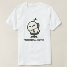 Professional Napper - Cute Tired Character Office 