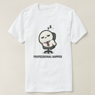 Professional Napper - Cute Tired Character Office  T-Shirt