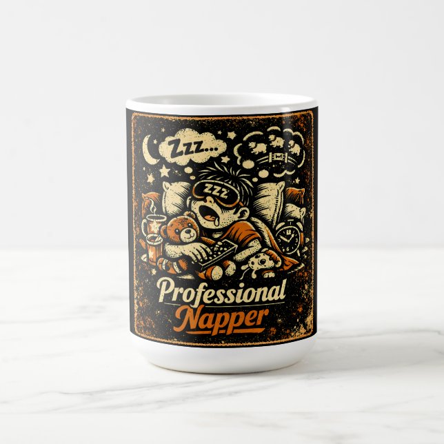 Professional Napper – Elite Sleep Humour Career Coffee Mug (Center)