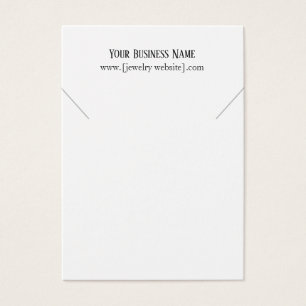 Professional Necklace Display Cards