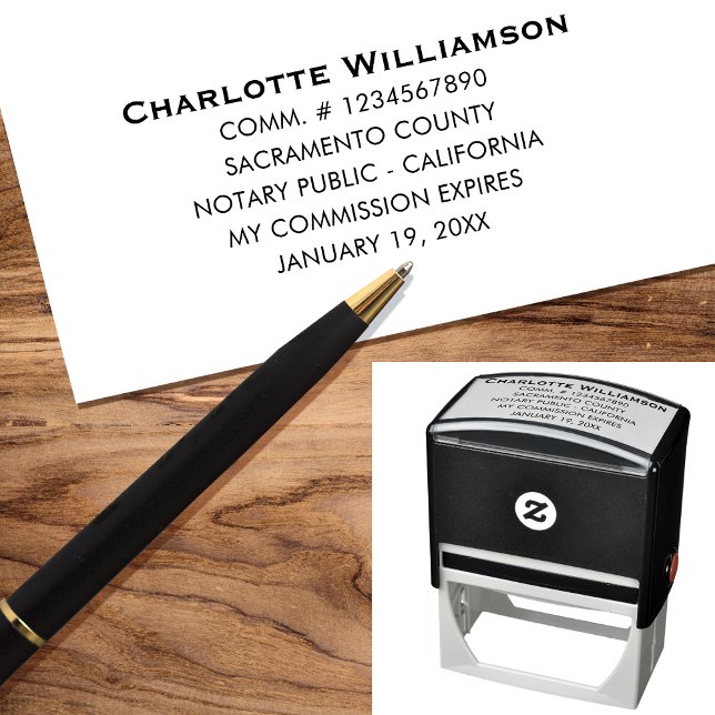 Professional Notary Public Loan Signing Agent Self-inking Stamp (Creator Uploaded)