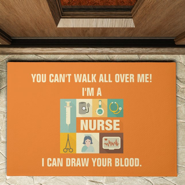 Professional Nurse Iconic Designed Doormat (Creator Uploaded)