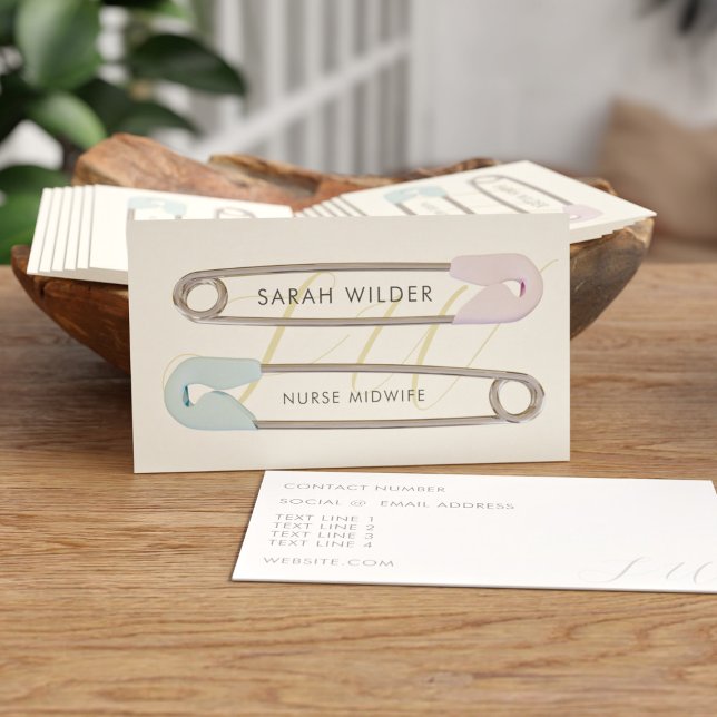 Professional Nurse Midwife Doula Business Cards (Creator Uploaded)