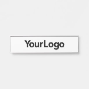 Professional Office Desk Job Custom Business Logo  Door Sign