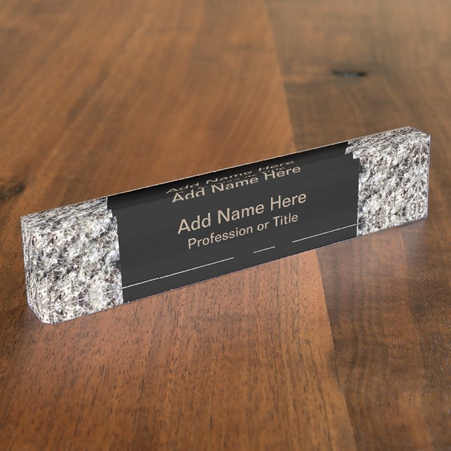 Professional Office Executive Design Nameplate (Side)