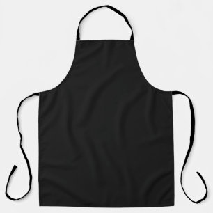 Professional Onyx Black Colour Classic Elegant Apron