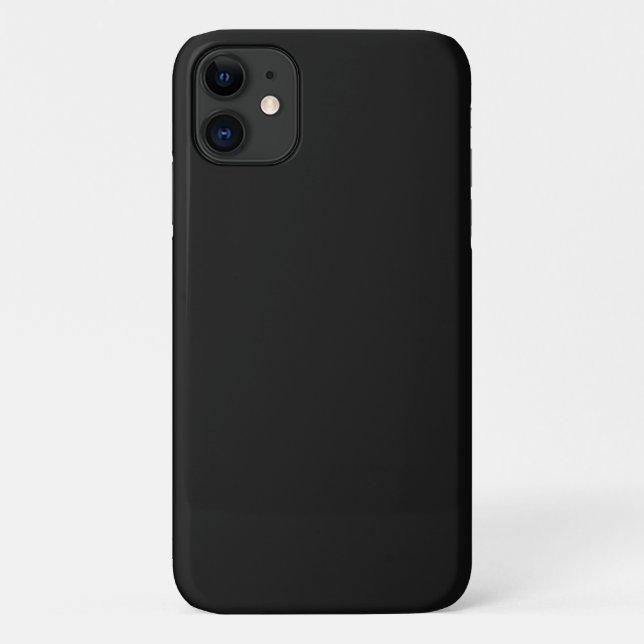 Professional Onyx Black Colour | Classic Elegant  Case-Mate iPhone Case (Back)