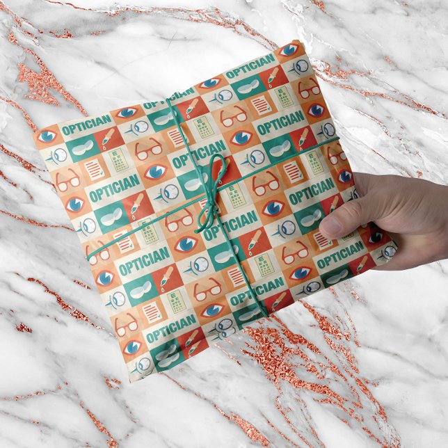 Professional Optician Iconic Design Tissue Paper (Creator Uploaded)