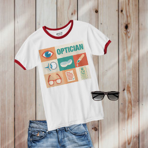 Professional Optician Iconic Designed T-Shirt