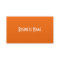 Professional Orange Business Card