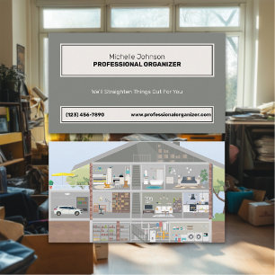 Professional Organiser Business Card