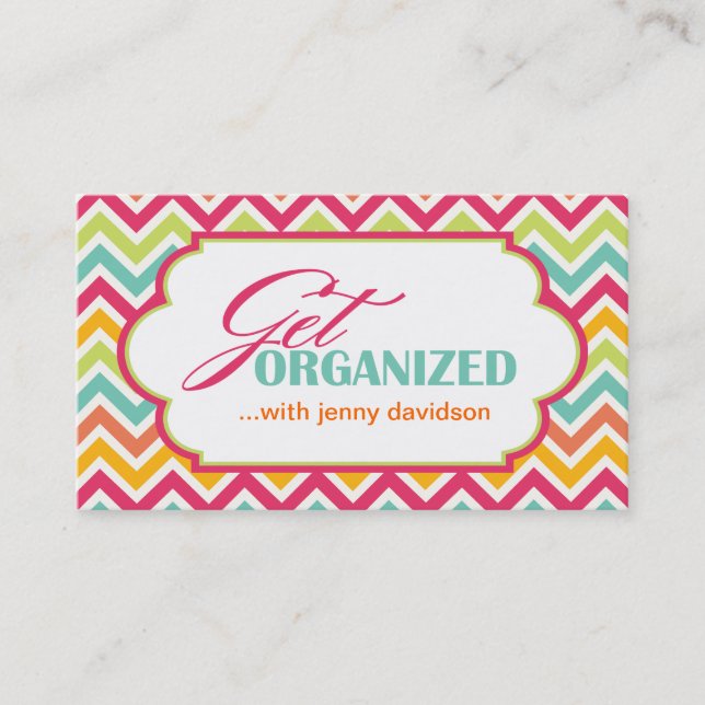Professional Organiser Business Cards (Front)