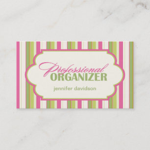 Professional Organiser Business Cards