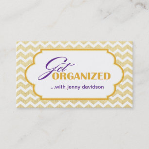 Professional Organiser Business Cards