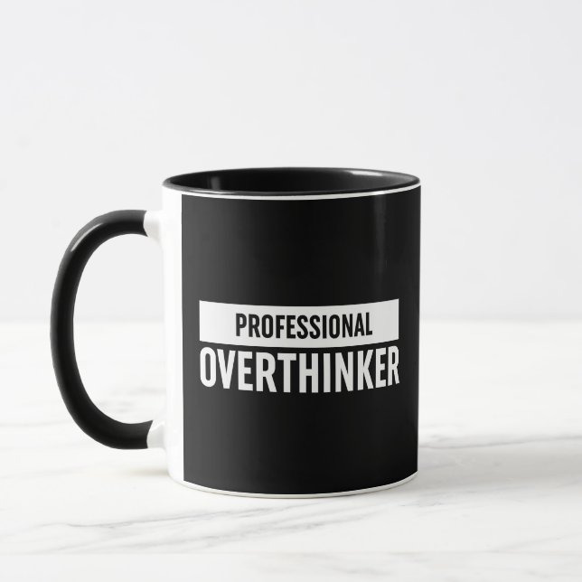 Professional Overthinker Mug (Left)