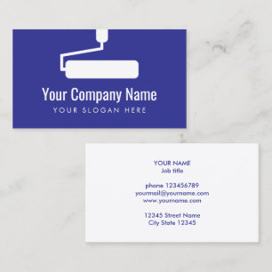 Professional paint services business card template