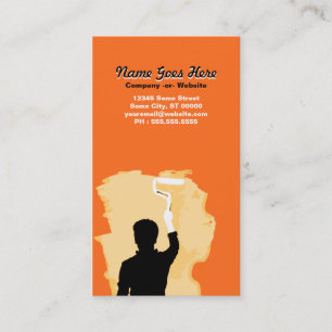 professional painter business card
