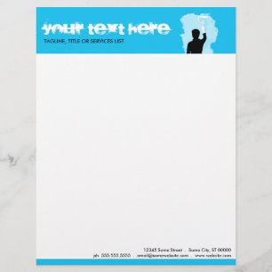 professional painter customized letterhead