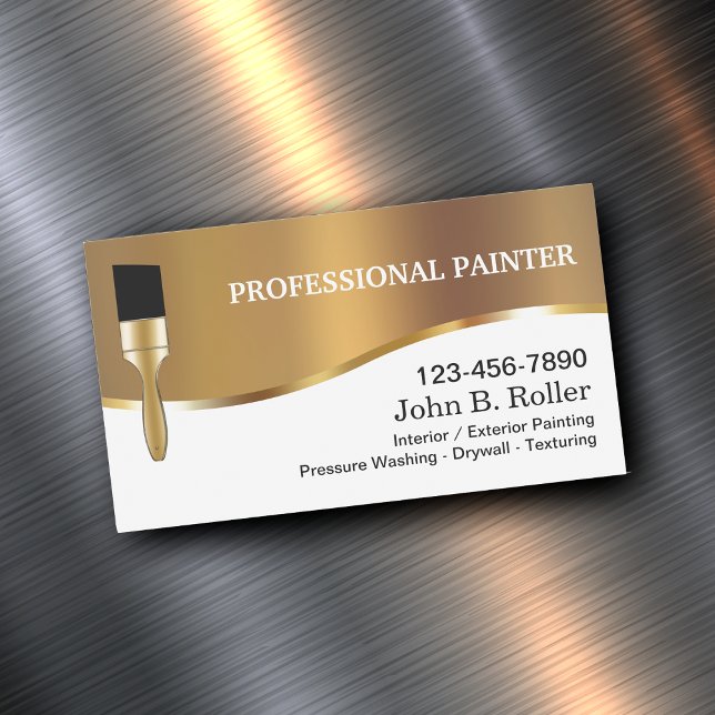 Professional Painter Magnetic Business Cards (Creator Uploaded)