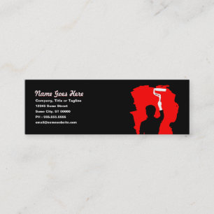 professional painter mini business card