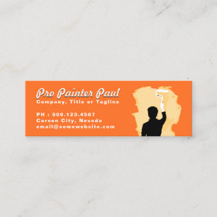 professional painter mini business card