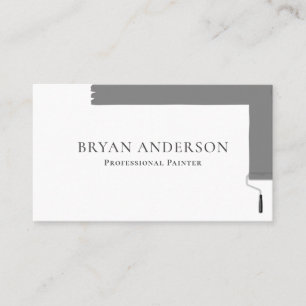 Professional Painter - Paint Roller Business Card
