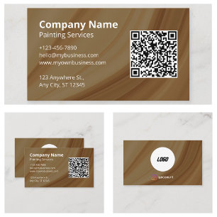Professional Painter QR Code Business Card