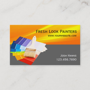 Professional Painting Company Business Card