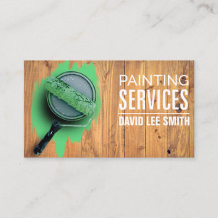 Professional Painting Service Business Card