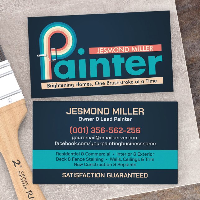 Professional Painting Services - House Painter Bus Business Card (Creator Uploaded)