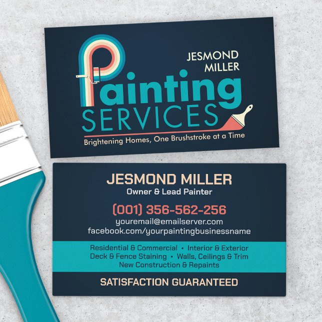 Professional Painting Services - House Painter Bus Business Card (Creator Uploaded)