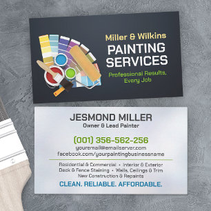 Professional Painting Services - House Painter Business Card