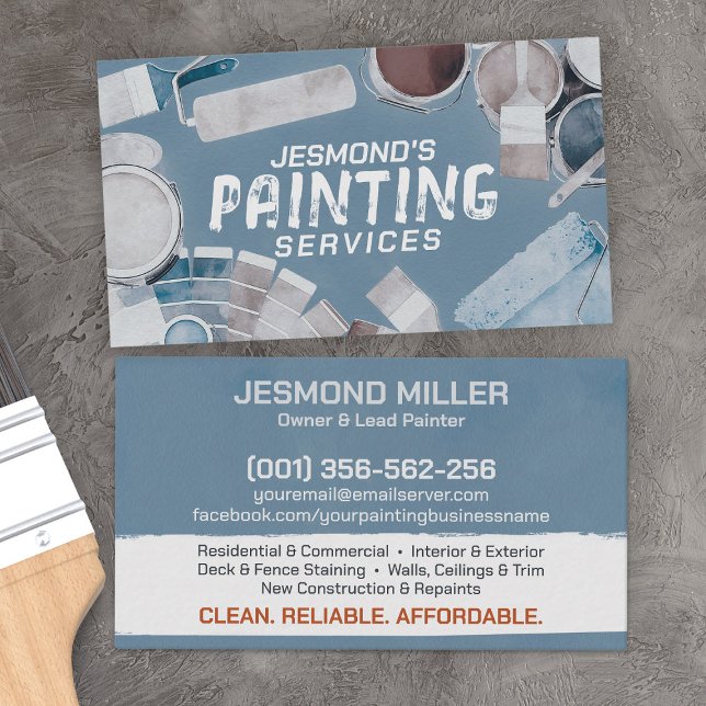 Professional Painting Services - House Painter Business Card (Creator Uploaded)