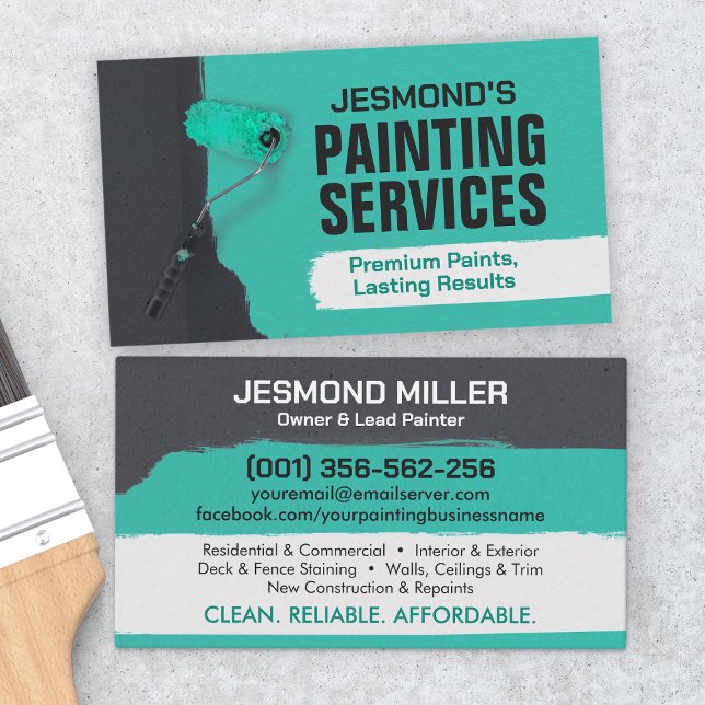 Professional Painting Services - House Painter Business Card (Creator Uploaded)