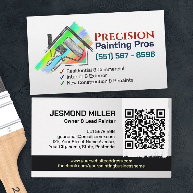 Professional Painting Services - House Painter Business Card (Creator Uploaded)