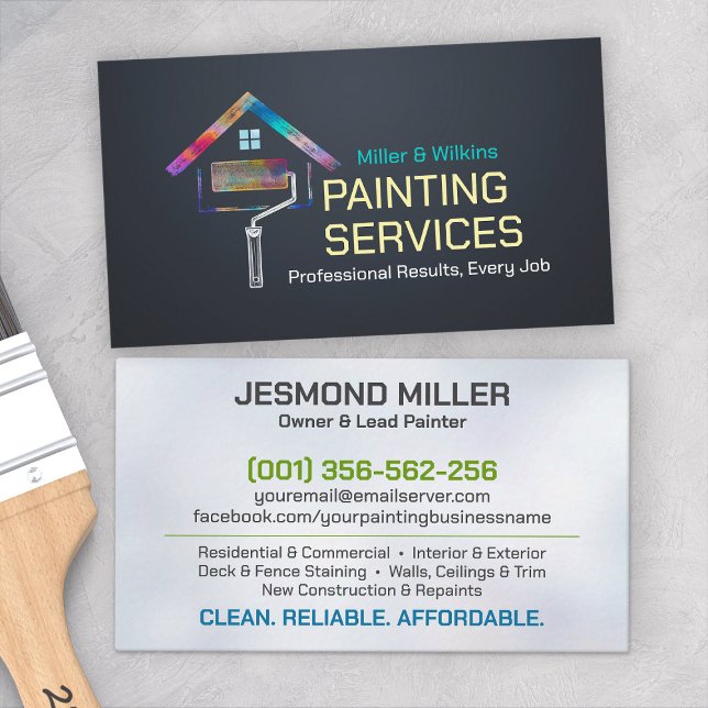 Professional Painting Services - House Painter Business Card (Creator Uploaded)