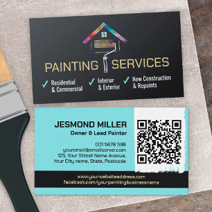 Professional Painting Services - House Painter Business Card