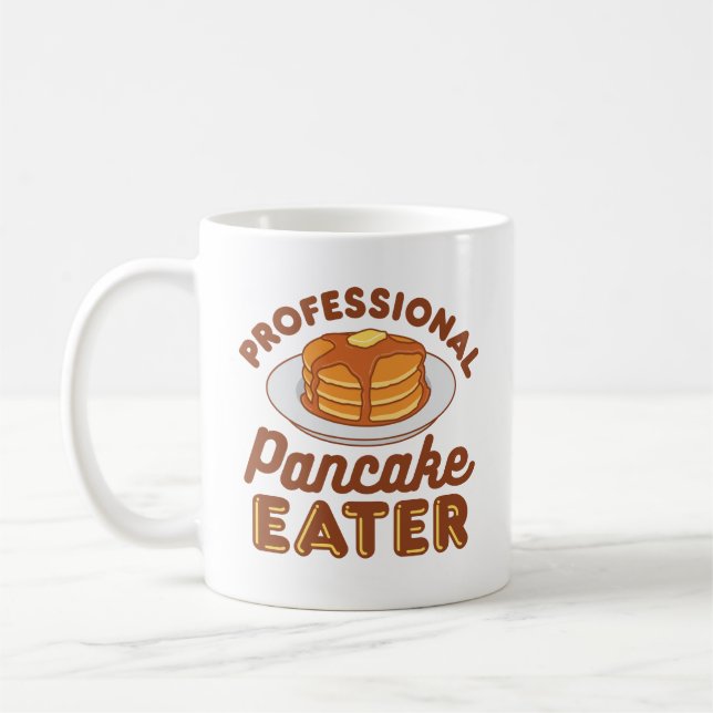 Professional Pancake Eater Coffee Mug (Left)