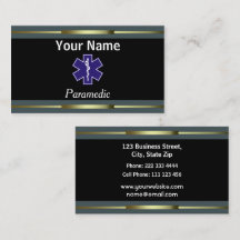 Professional Paramedic Gold and Black
