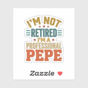 Professional Pepe Retirement Vintage Typography Sh