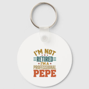 Professional Pepe Retirement Vintage Typography Sh Key Ring