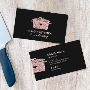 Professional Personal Chef Catering Restaurant Business Card