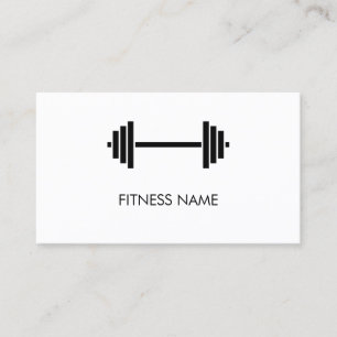 Professional Personal Fitness Trainer Business Card