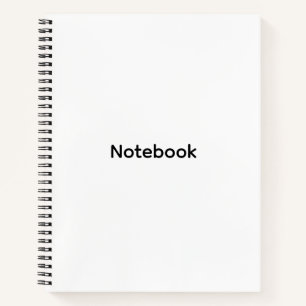 Professional Personalised Modern Minimalist Notebook