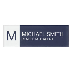 Professional Personalised Monogram and Name Tag