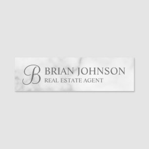 Professional Personalised Monogram and Name Tag