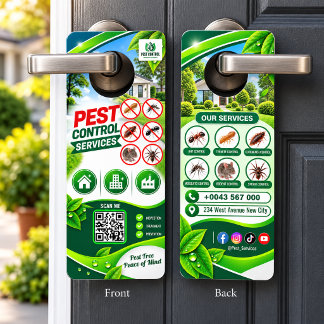 Professional Pest Control Services Rack Card