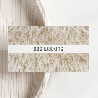 Professional Pet Business Cards Dog Walker Service