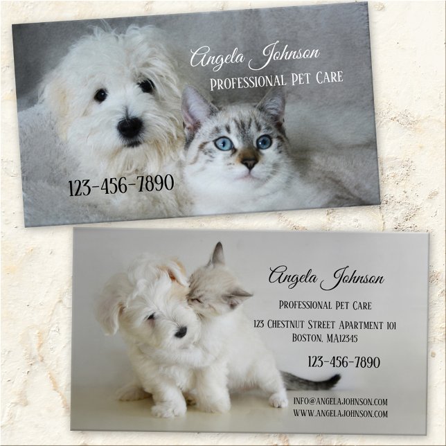 Professional Pet Care Business Card (Creator Uploaded)