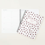 Professional Pet Salon Rose Gold Paws Appointment Planner<br><div class="desc">Simply elegant professional pet salon appointment book planner featuring rose gold paw prints over a white background.</div>